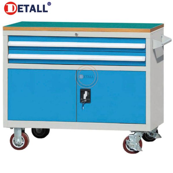 Large tool box on wheels detall esd