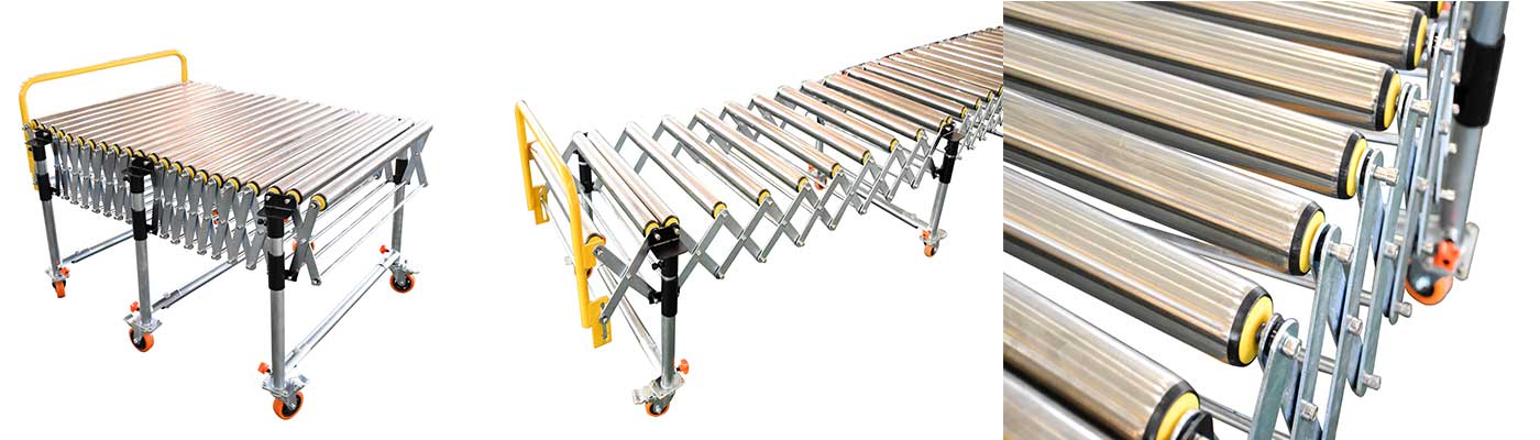 Flexible Gravity Roller Conveyor