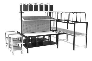 Detall packing table