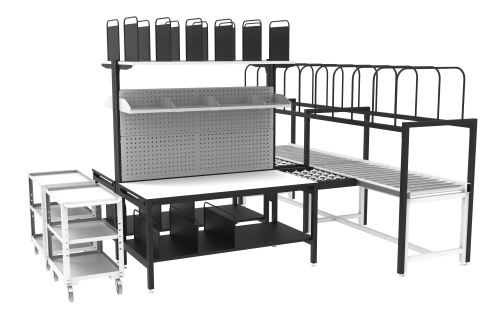 Detall packing table
