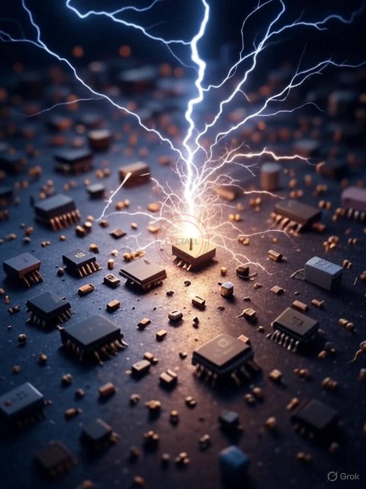 electronic parts are vulnerable to ESD