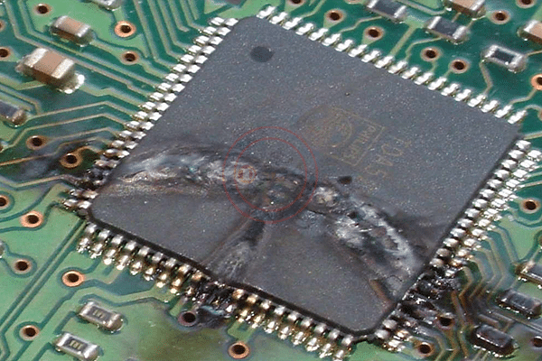 PCB damage signs
