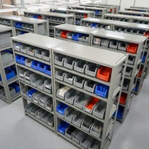 ESD-safe shelving units